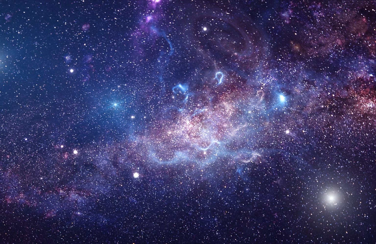 Background of galaxy and stars